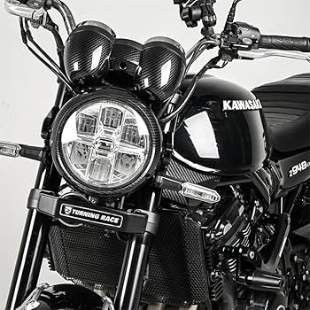 Z900RS 純正 ヘッドライトリム ブラック Amazon | HARDREV カワサキ Z900RS 2018-2024年モデル